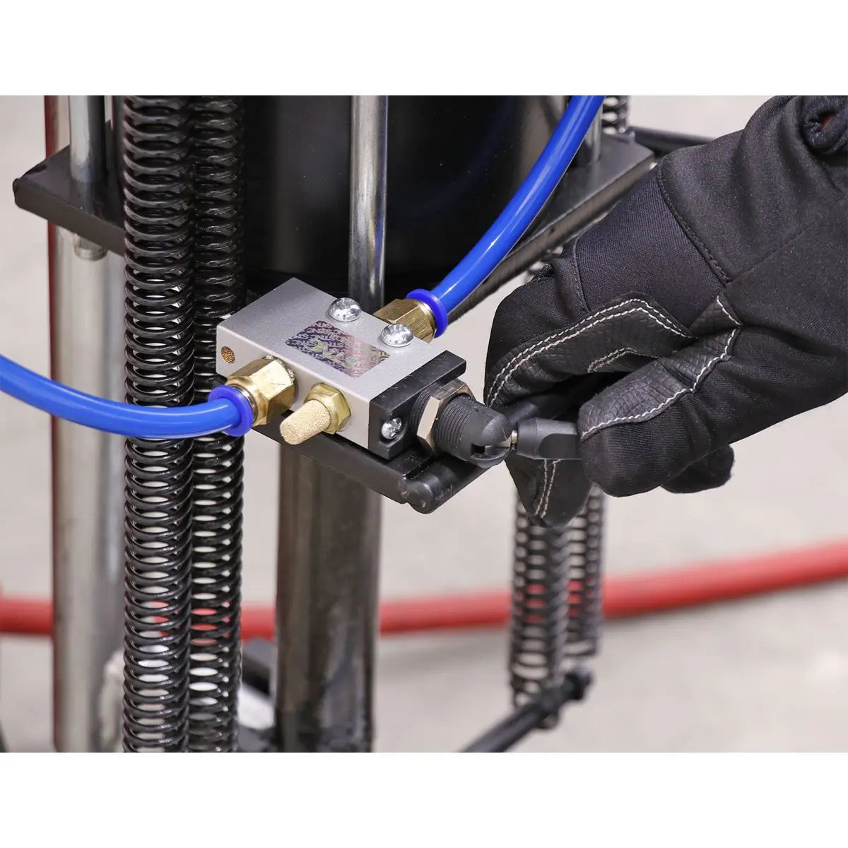 Sealey Tyre Changer Pneumatic/Manual Operation 