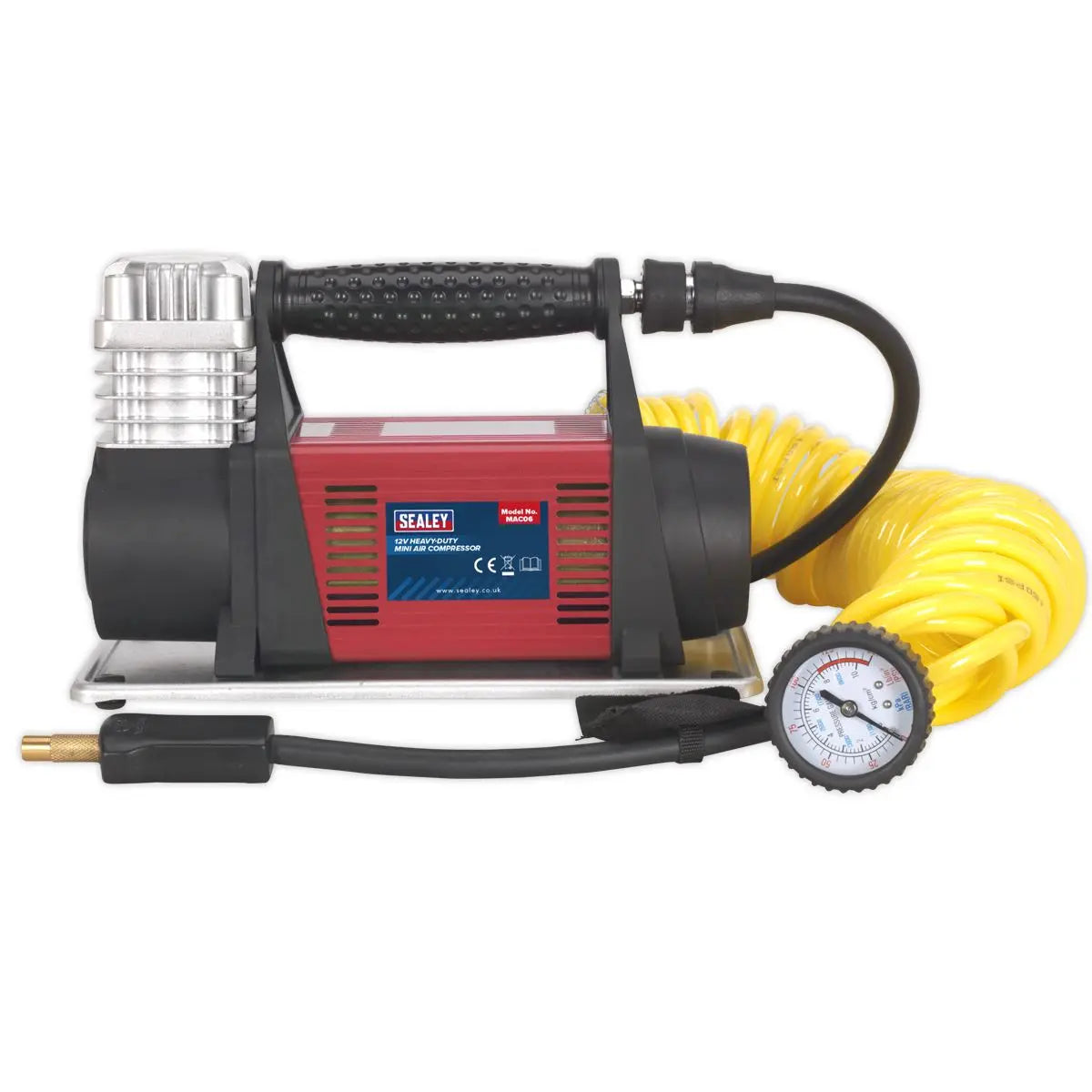 Sealey Tyre Inflator/Mini Air Compressor 12V Heavy-Duty 