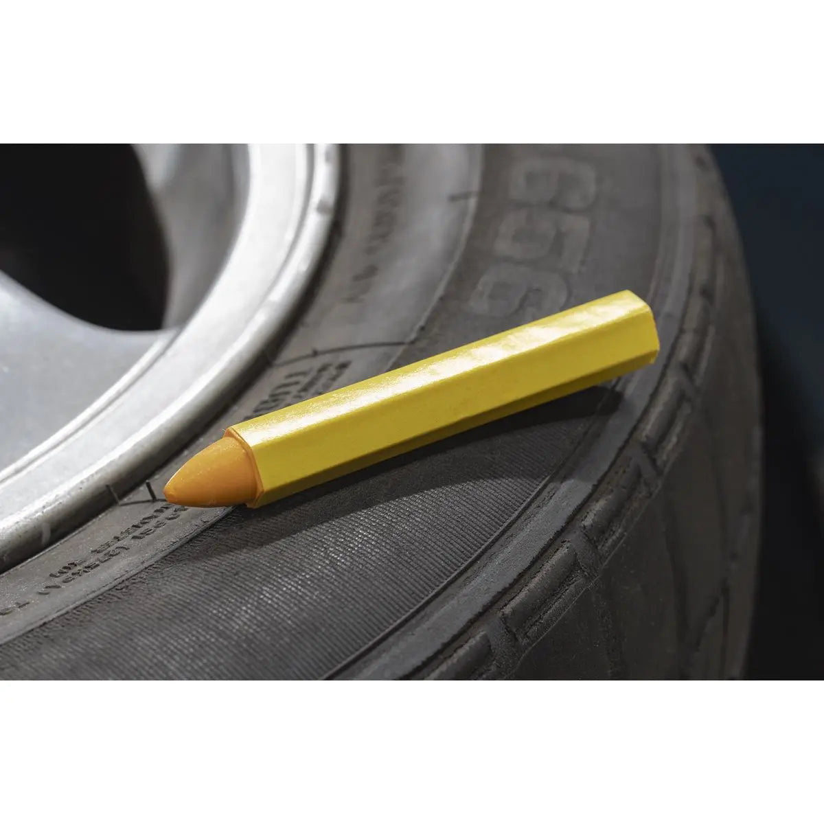Sealey Tyre Marking Crayon - Yellow Pack of 6 