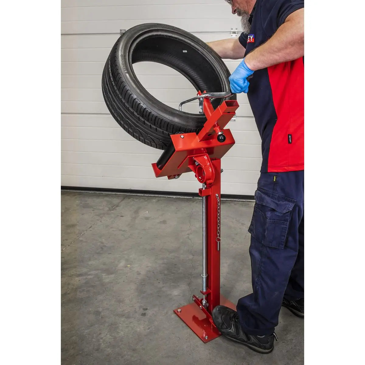 Sealey Tyre Spreader with Stand - Manual 