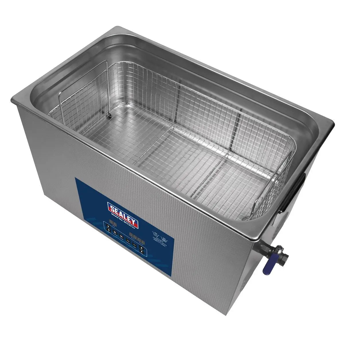 Sealey Ultrasonic Parts Cleaning Tank 27L 