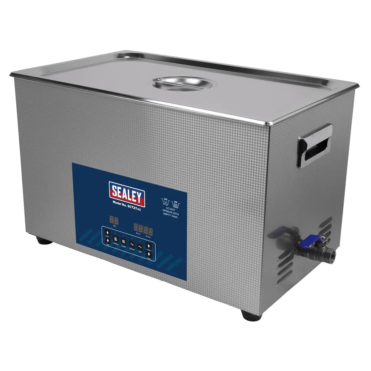 Sealey Ultrasonic Parts Cleaning Tank 27L 