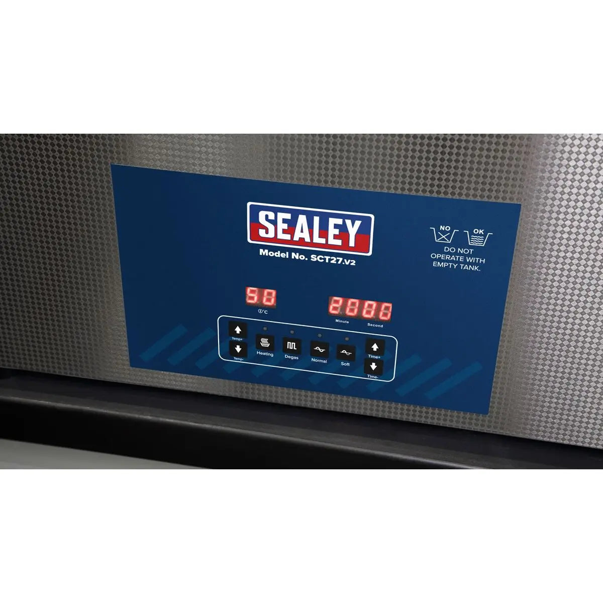 Sealey Ultrasonic Parts Cleaning Tank 27L 