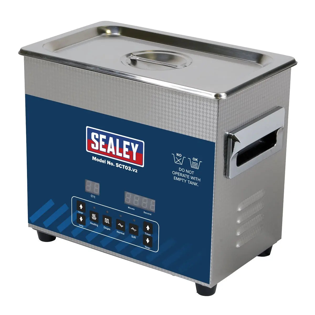 Sealey Ultrasonic Parts Cleaning Tank 3L 