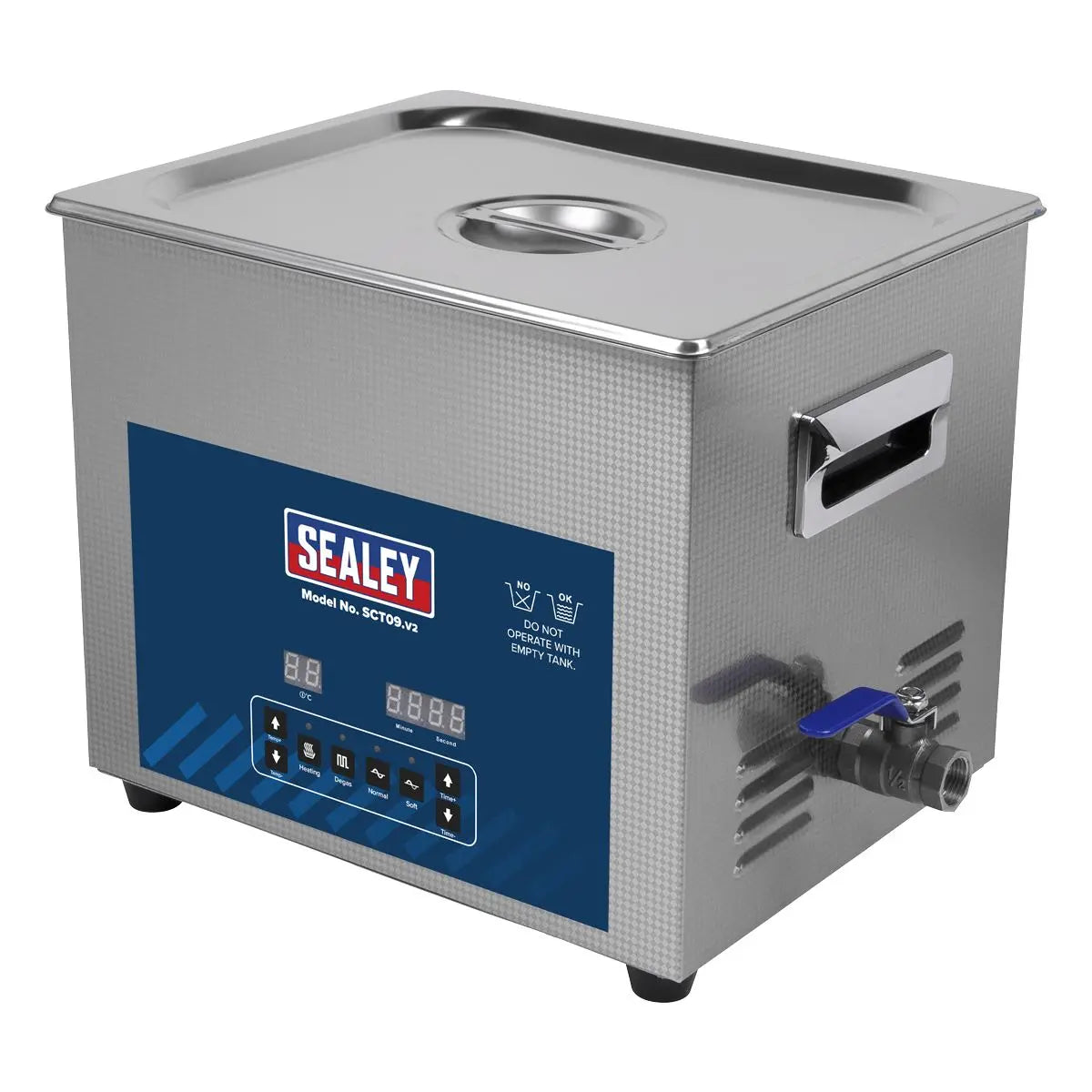 Sealey Ultrasonic Parts Cleaning Tank 9L 