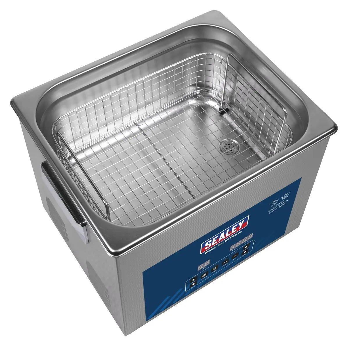 Sealey Ultrasonic Parts Cleaning Tank 9L 