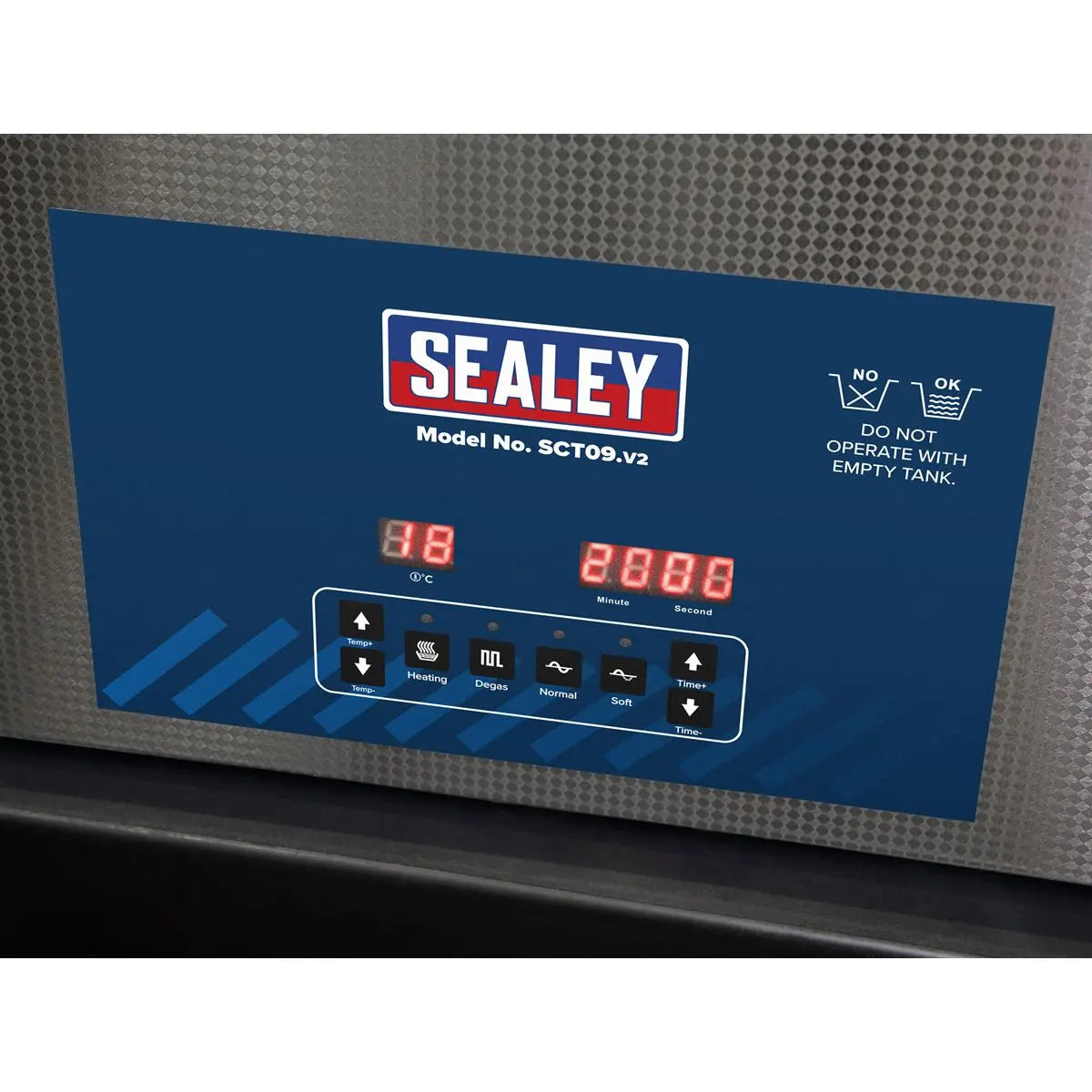 Sealey Ultrasonic Parts Cleaning Tank 9L 