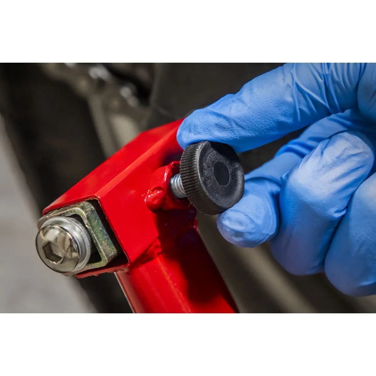 Sealey Universal Rear Paddock Stand with Rubber Supports 