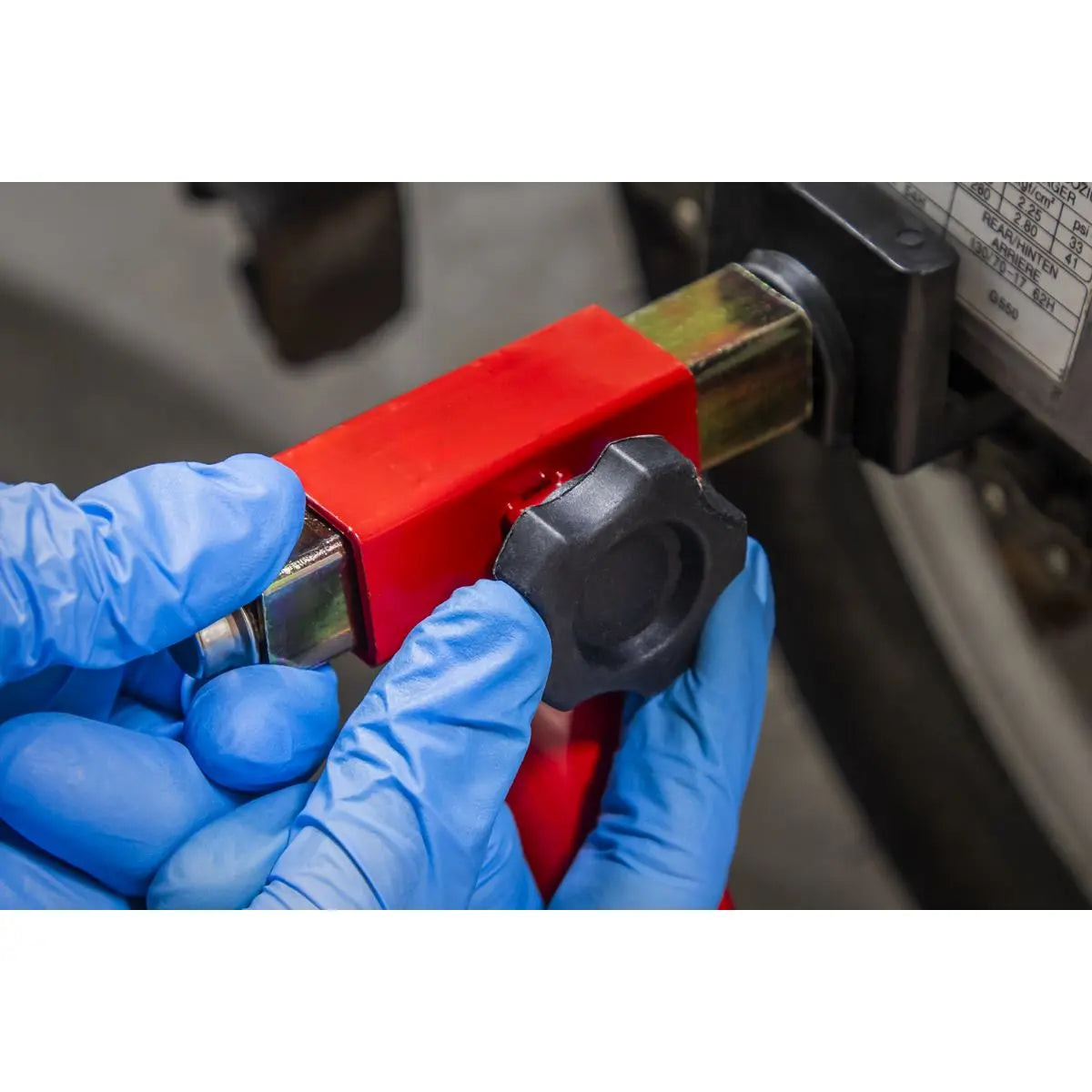 Sealey Universal Rear Paddock Stand with Rubber Supports 