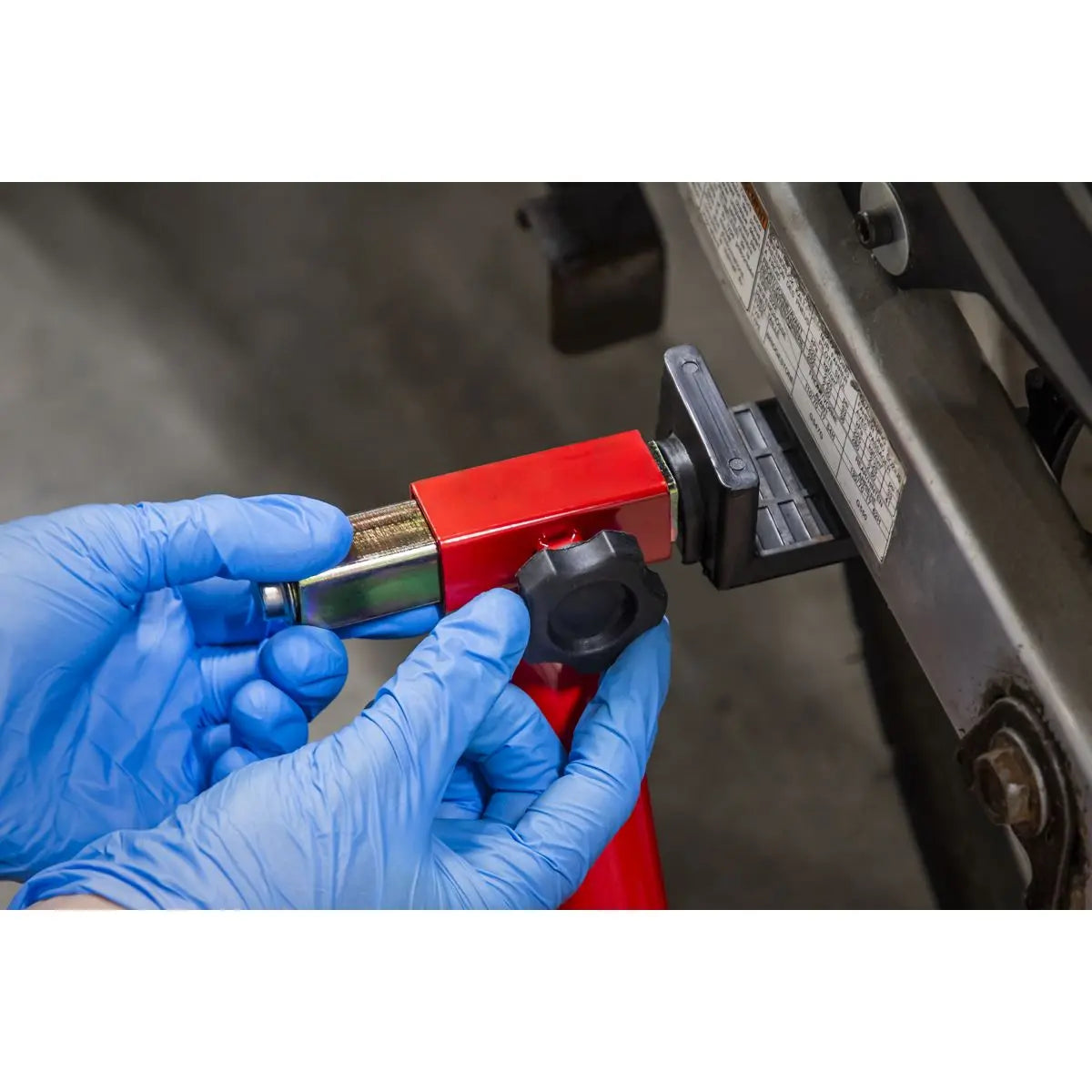 Sealey Universal Rear Paddock Stand with Rubber Supports 