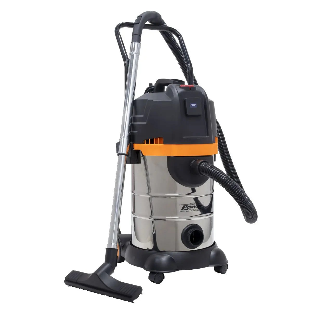 Sealey Vacuum Cleaner Cyclone Wet & Dry 30L Double Stage 1200W/230V 