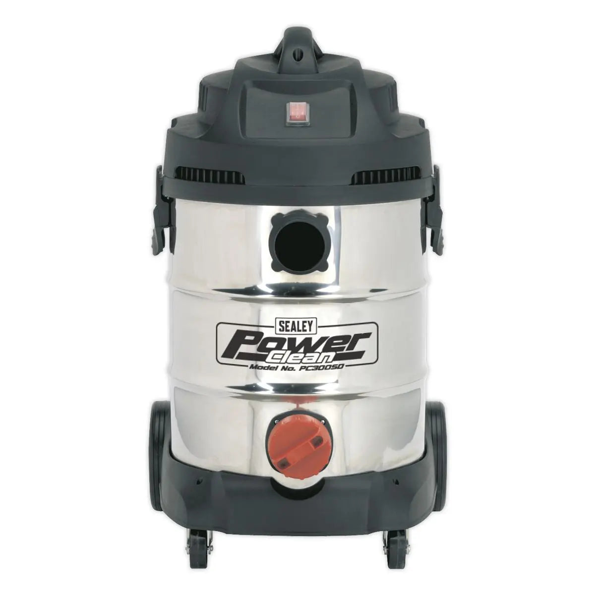 Sealey Vacuum Cleaner Industrial 30L 1400W/230V Stainless Drum 