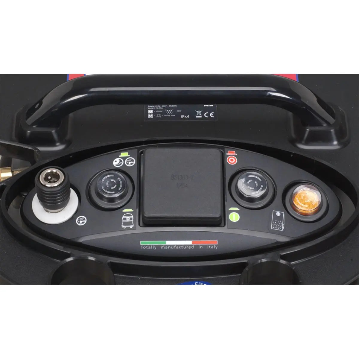 Sealey Vacuum Cleaner Industrial Dust-Free Wet/Dry 35L 1000W/230V Plastic Drum M-Class Self-Clean Filter 