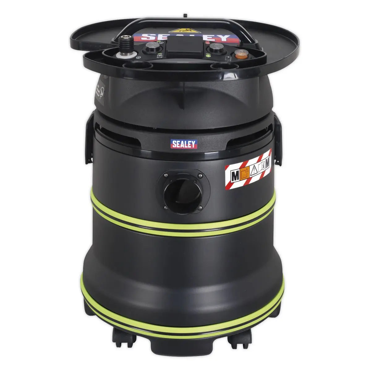 Sealey Vacuum Cleaner Industrial Dust-Free Wet/Dry 35L 1000W/230V Plastic Drum M-Class Self-Clean Filter 