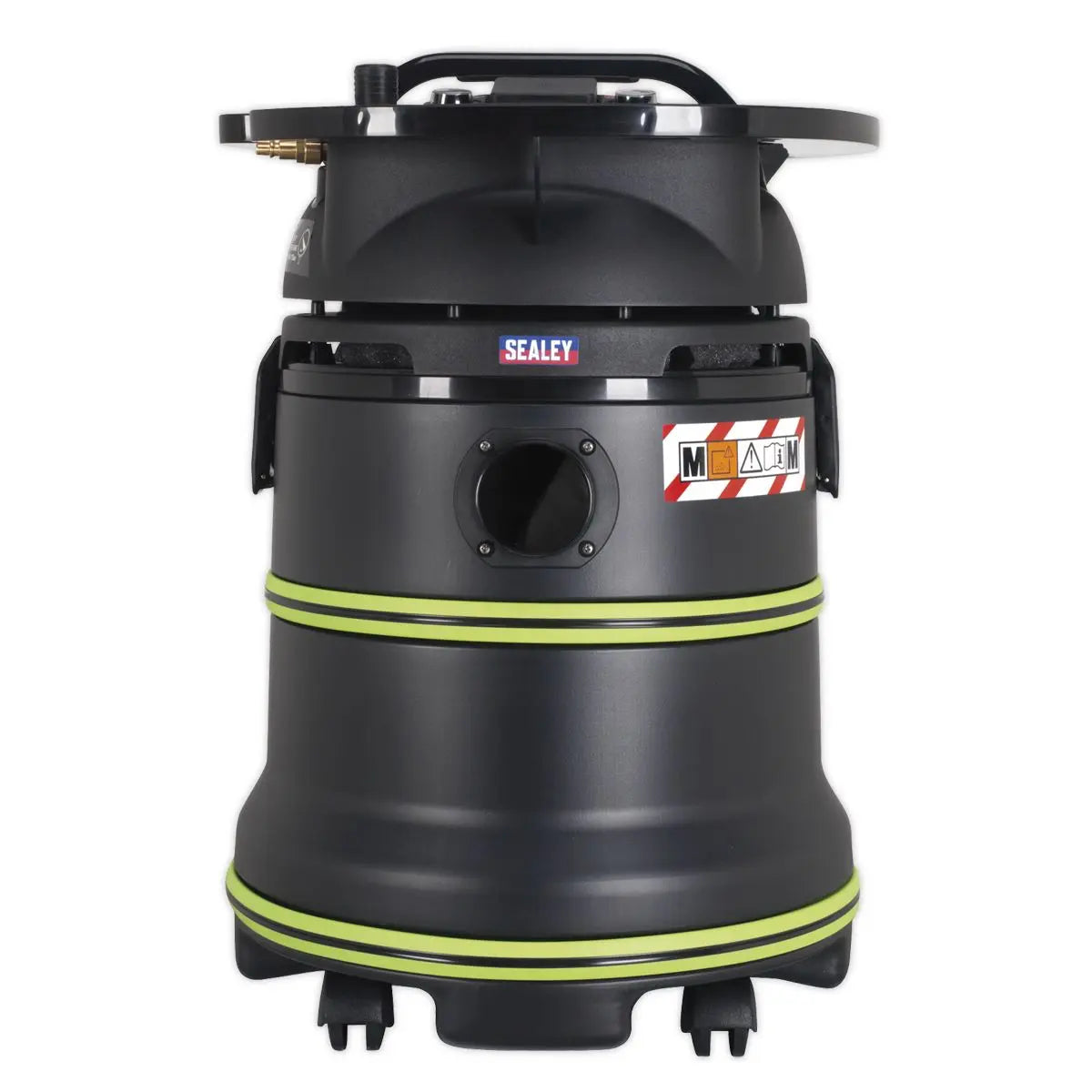 Sealey Vacuum Cleaner Industrial Dust-Free Wet/Dry 35L 1000W/230V Plastic Drum M-Class Self-Clean Filter 