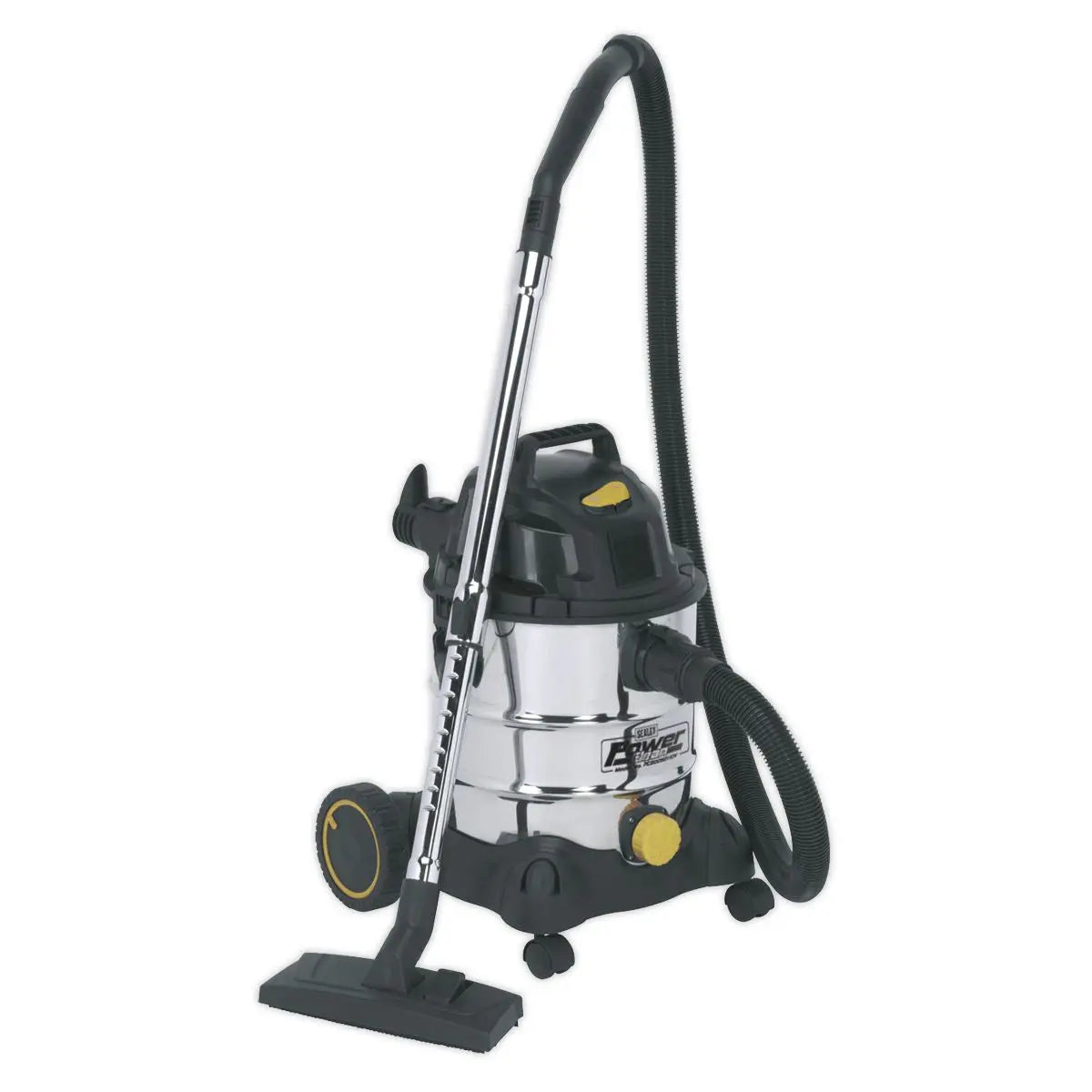 Sealey Vacuum Cleaner Industrial Wet & Dry 20L 1250W/110V Stainless Drum 