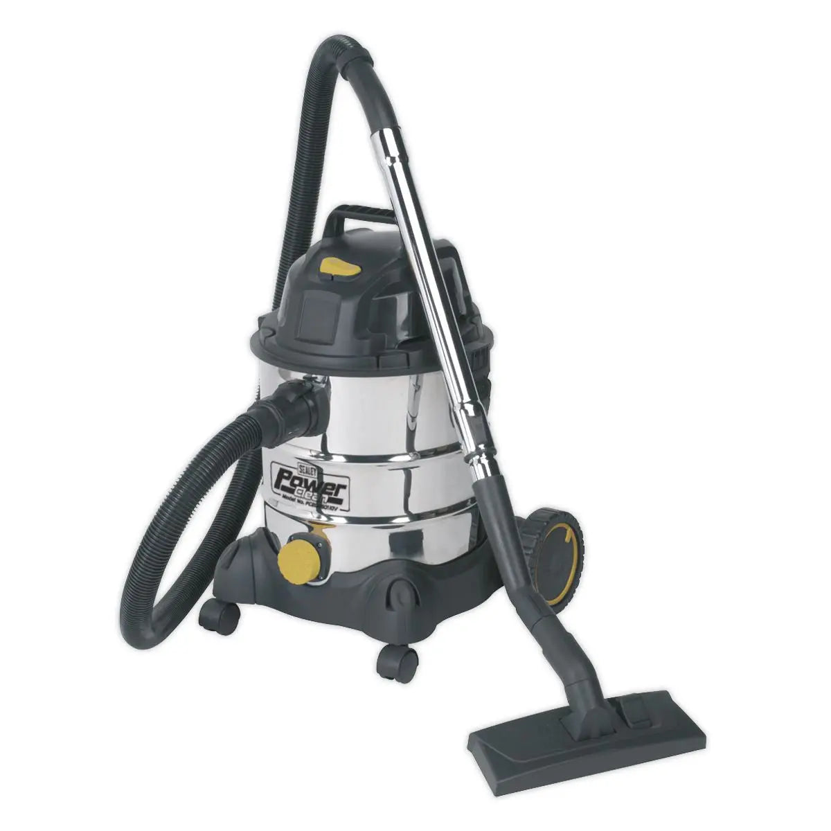 Sealey Vacuum Cleaner Industrial Wet & Dry 20L 1250W/110V Stainless Drum 