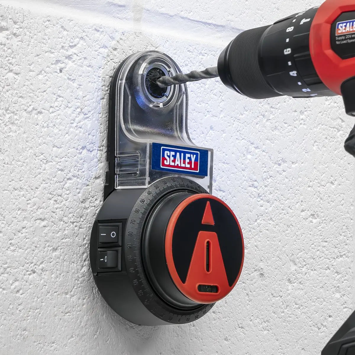 Sealey Vacuum Drill Dust Extractor 3.7V with Spirit Level and Laser Light 