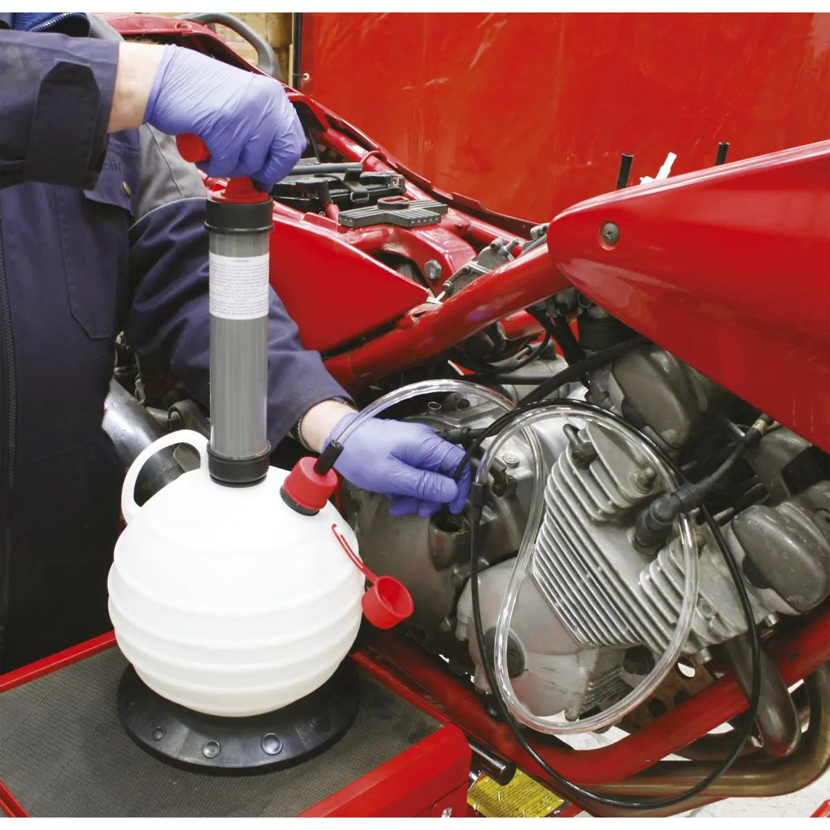 Sealey Vacuum Oil & Fluid Extractor Manual 5.5L 