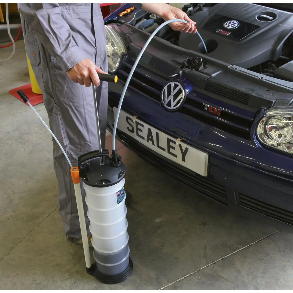 Sealey Vacuum Oil & Fluid Extractor Manual 6.5L 