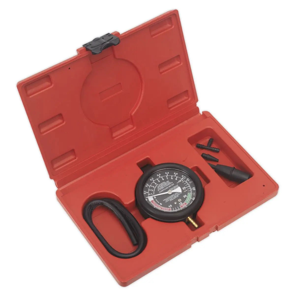 Sealey Vacuum & Fuel Pump Pressure Test Gauge Set 