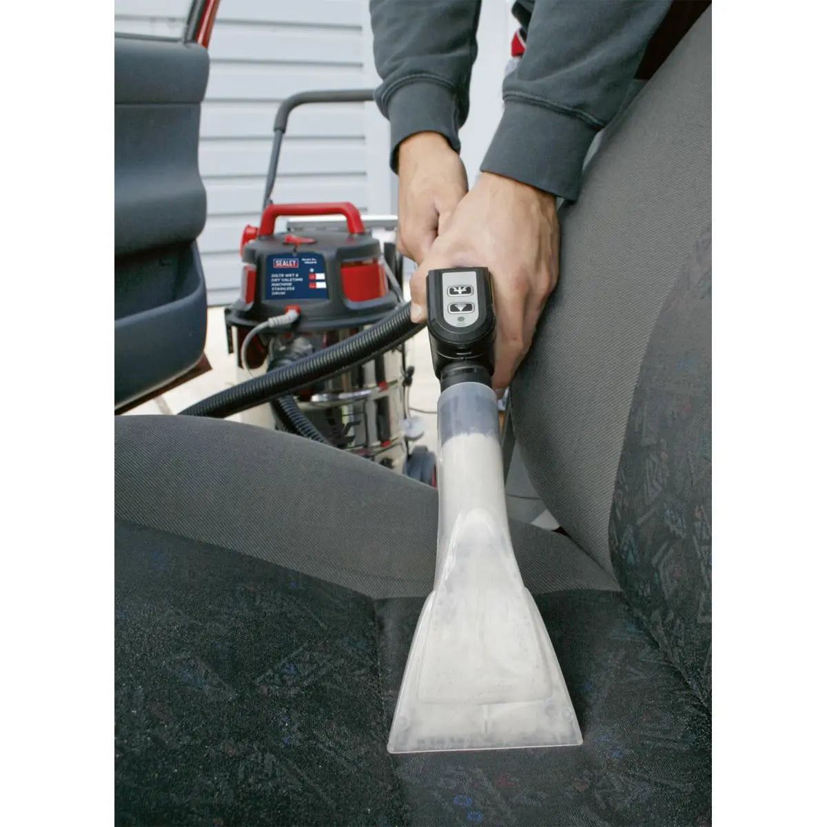 Sealey Valet Machine Wet & Dry 30L Stainless Drum 