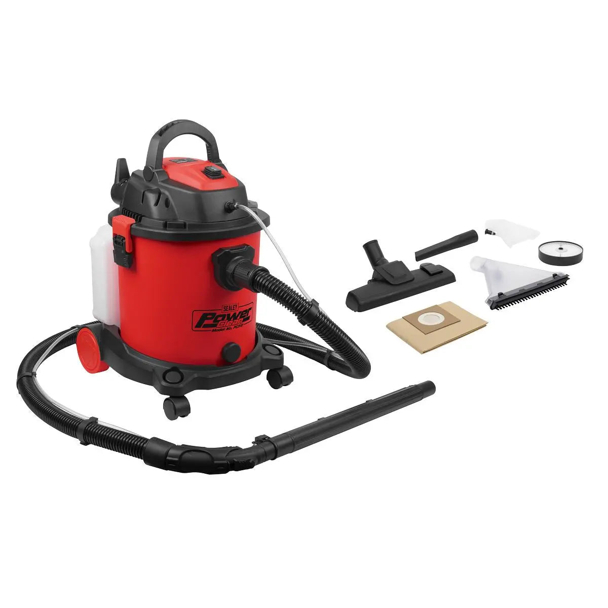 Sealey Valeting Machine Wet & Dry with Accessories 20L 1250W/230V 