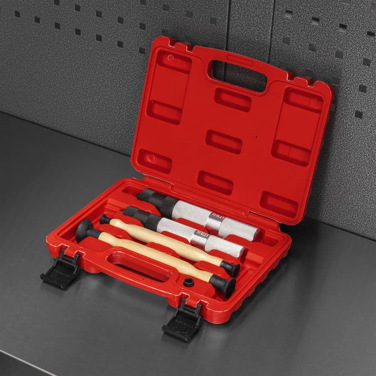 Sealey Valve Collet Remover/Installer Lapping Set 5pc  White Rose Tools