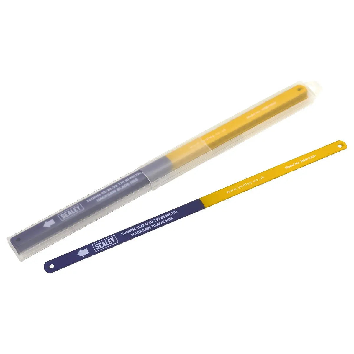 Sealey Vari-Pitch 18/24/32tpi Hacksaw Blade 300mm - Pack of 10  White Rose Tools
