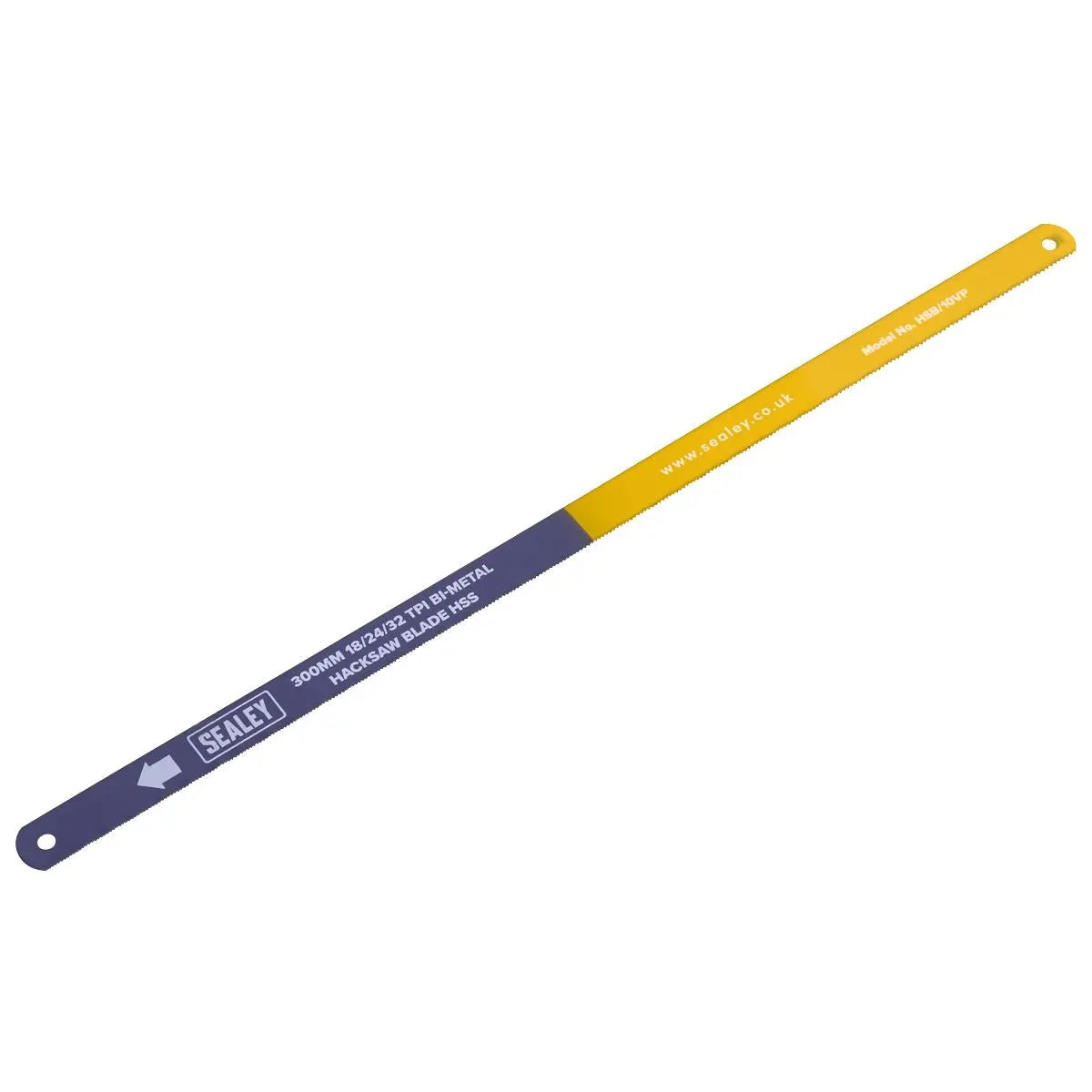 Sealey Vari-Pitch 18/24/32tpi Hacksaw Blade 300mm - Pack of 10  White Rose Tools