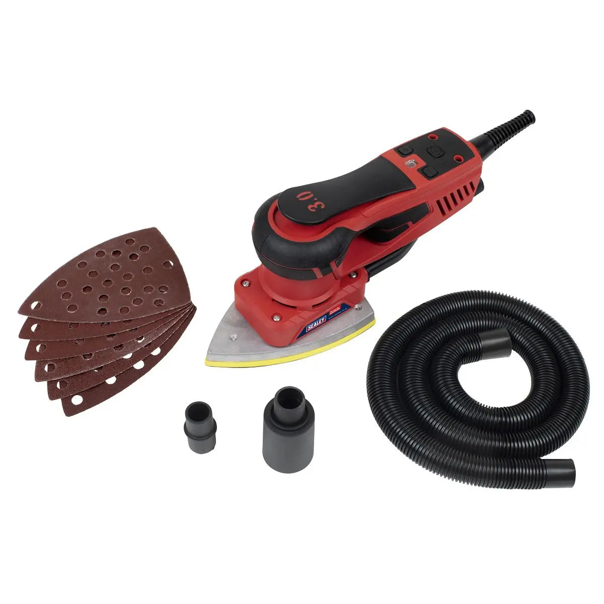 Sealey Variable Speed Brushless Orbital Sander 100 x 150mm 350W  White Rose Tools