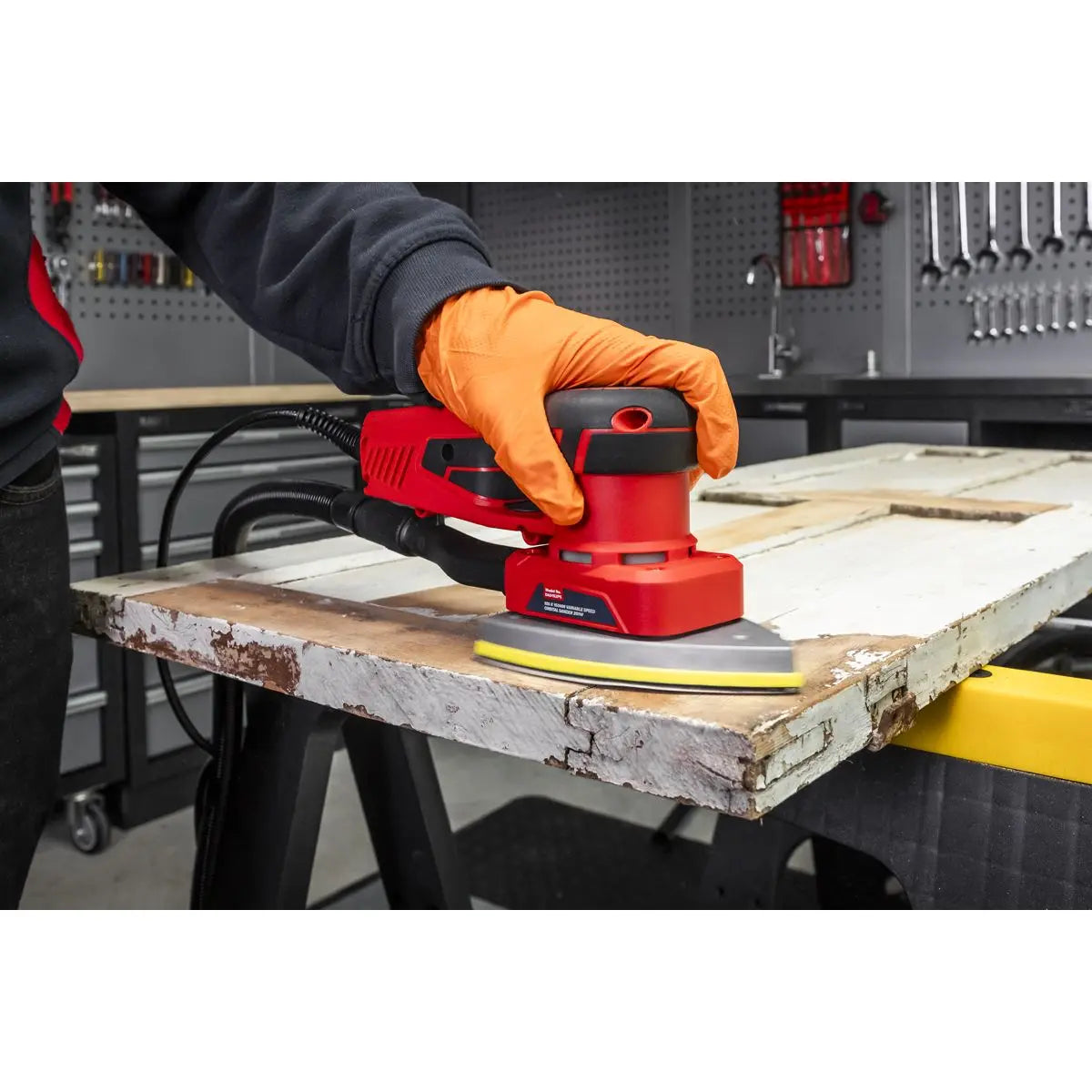 Sealey Variable Speed Brushless Orbital Sander 100 x 150mm 350W  White Rose Tools