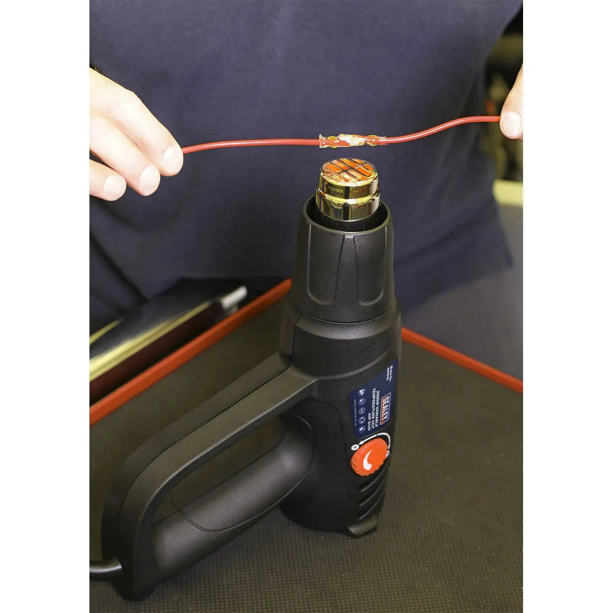 Sealey Variable Temperature Hot Air Gun Kit 2000W 50-450°C/90-600°C 