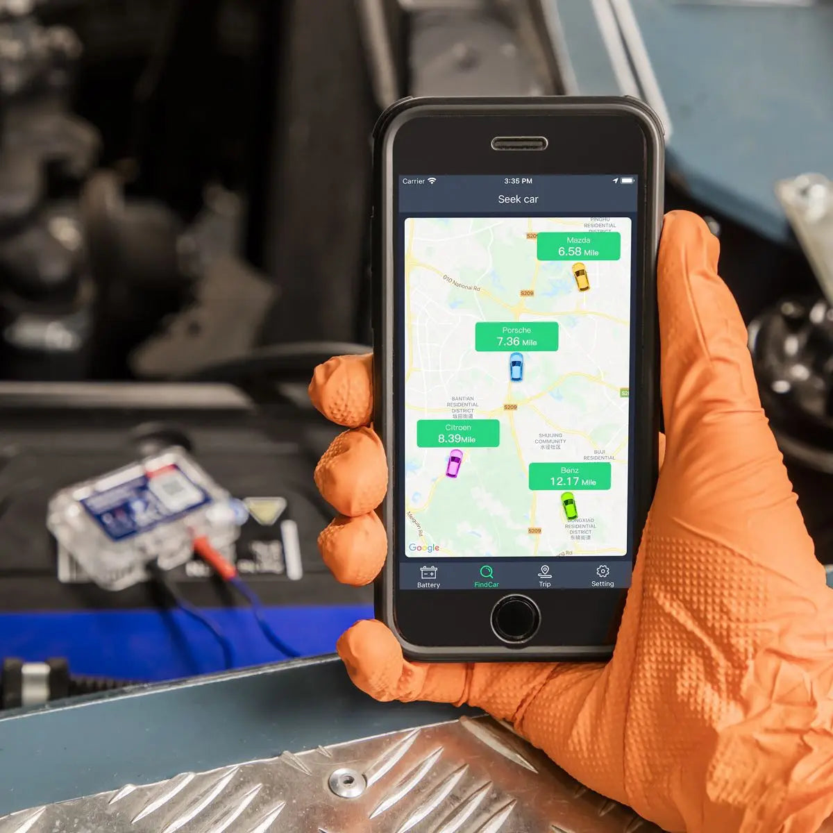 Sealey Vehicle Finder & Battery Monitor Sensor 