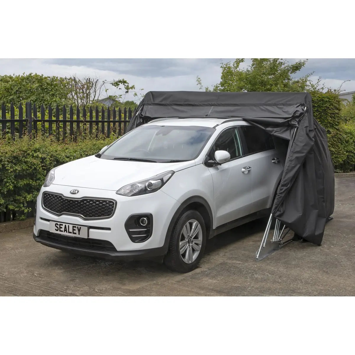 Sealey Vehicle Storage Shelter 2.7 x 5.5 x 2m  White Rose Tools