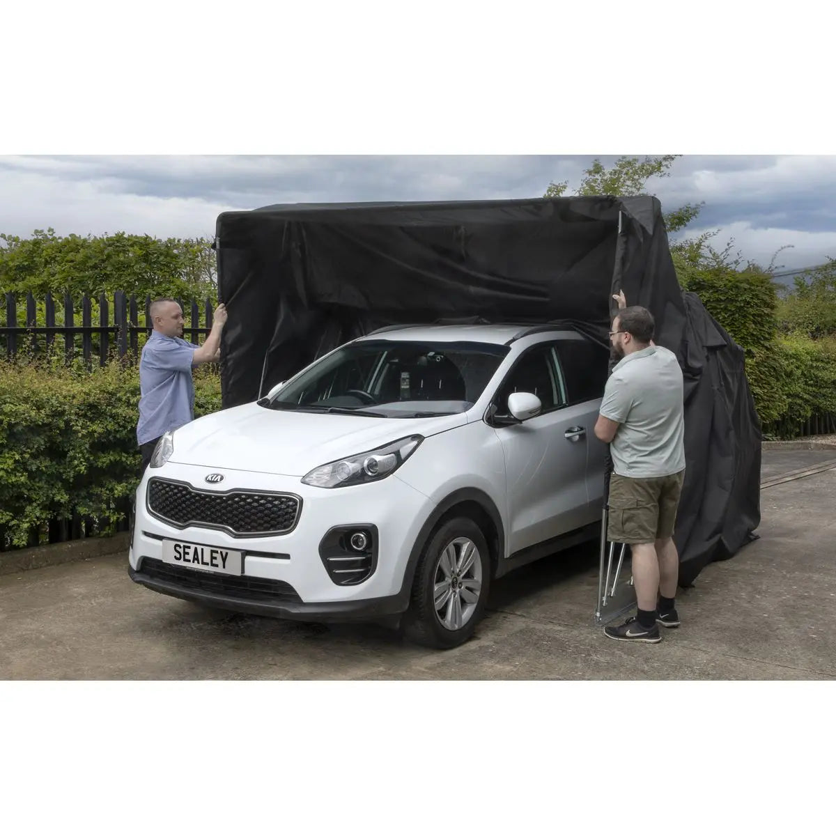 Sealey Vehicle Storage Shelter 2.7 x 5.5 x 2m  White Rose Tools