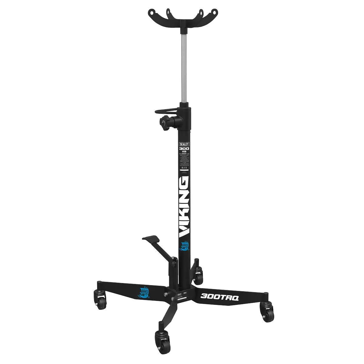 Sealey Vertical Quick Lift Transmission Jack 300kg  White Rose Tools