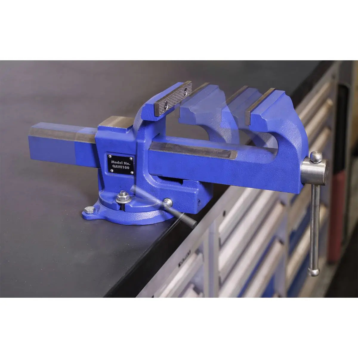 Sealey Vice 100mm Quick Action Swivel Base SG Iron 