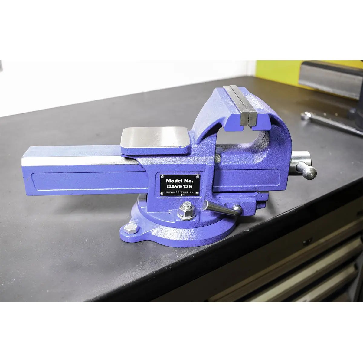 Sealey Vice 125mm Quick Action Swivel Base SG Iron 