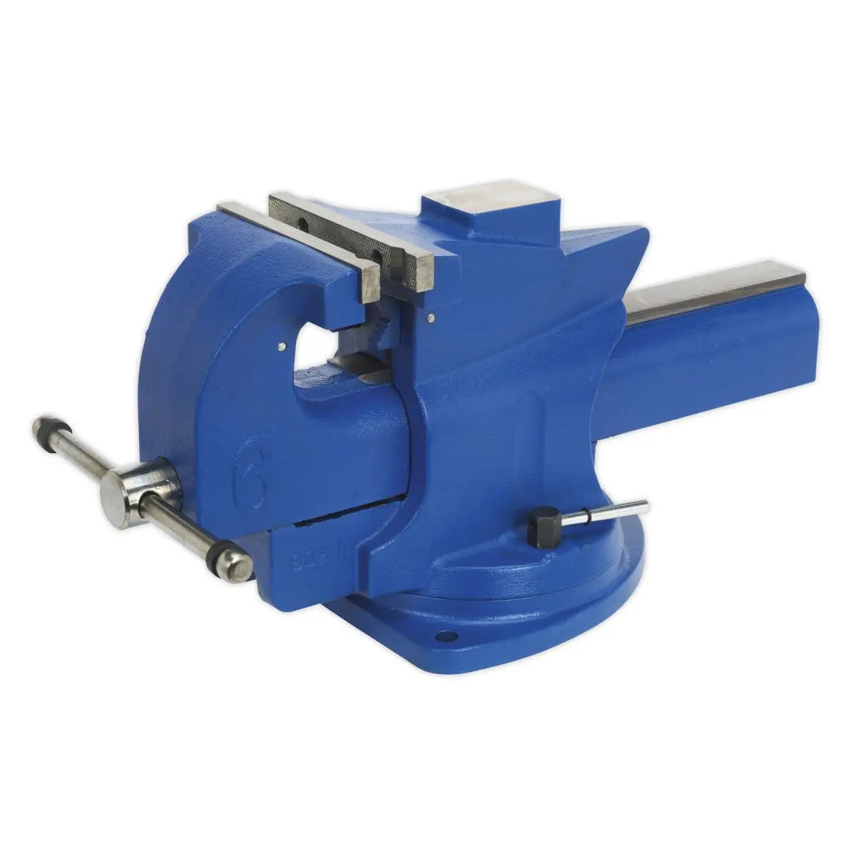 Sealey Vice 150mm Quick Action Swivel Base Cast Iron 