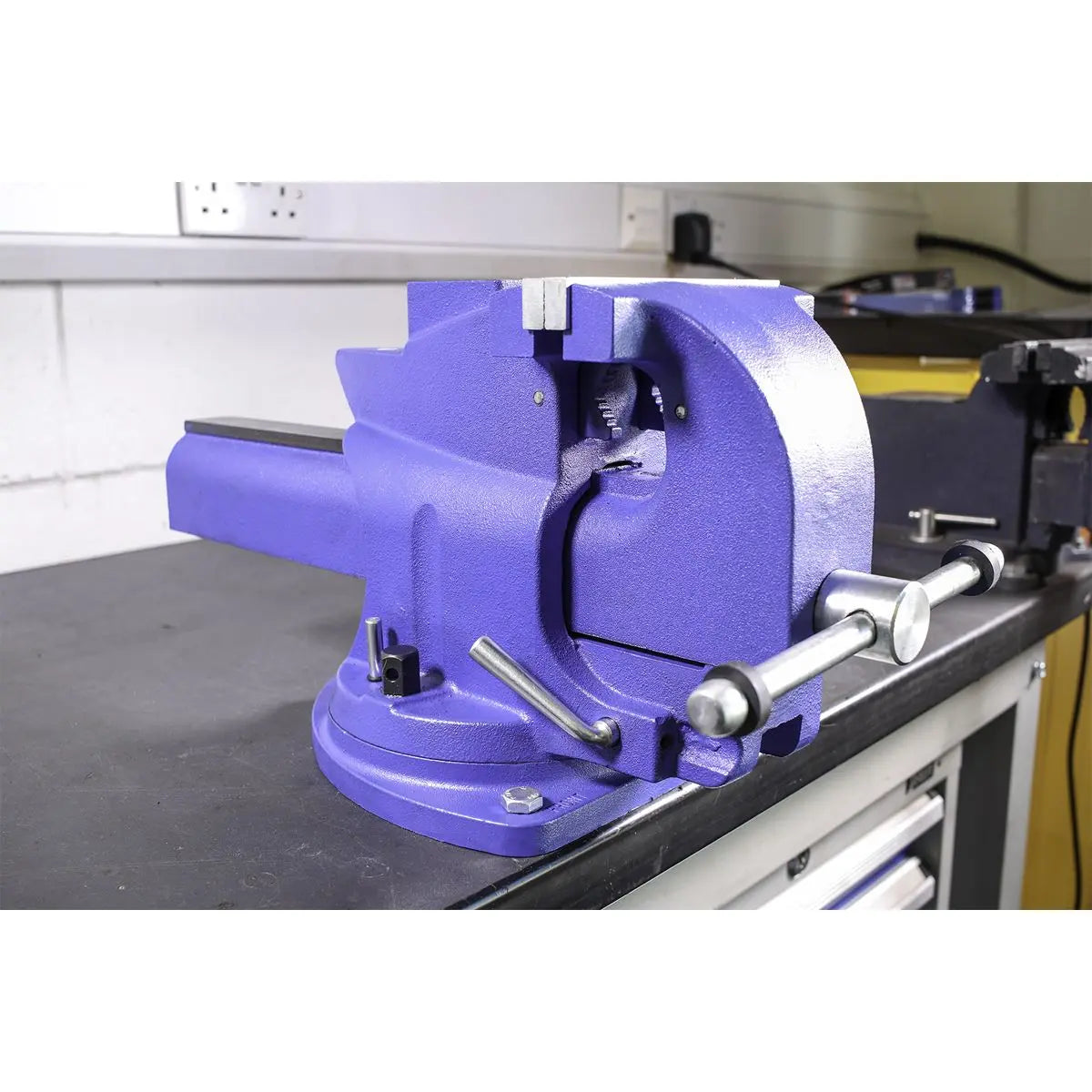 Sealey Vice 150mm Quick Action Swivel Base Cast Iron 