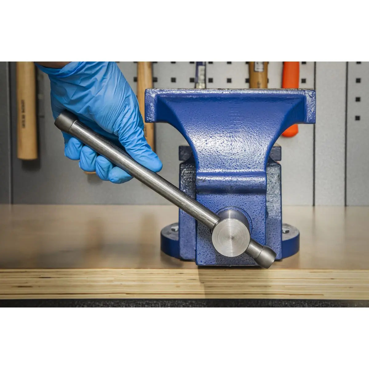 Sealey Vice 200mm Fixed Base Professional Heavy-Duty 