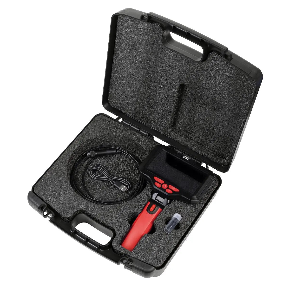 Sealey Video Borescope 3.9mm Camera & 5" Screen  White Rose Tools