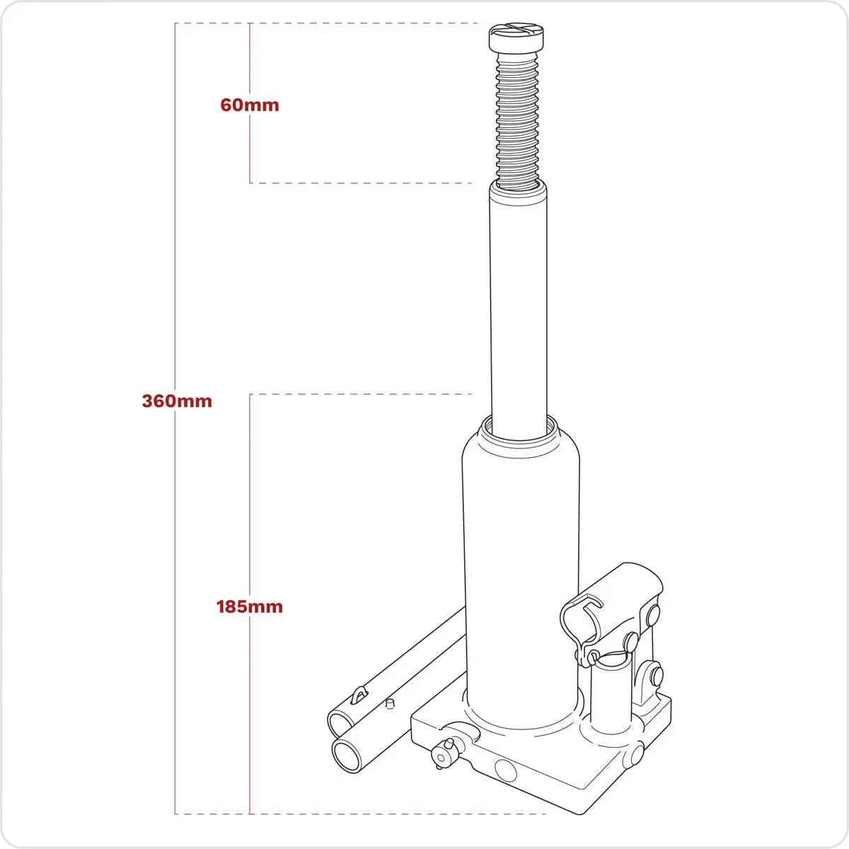 Sealey Viking Bottle Jack 3 Tonne 