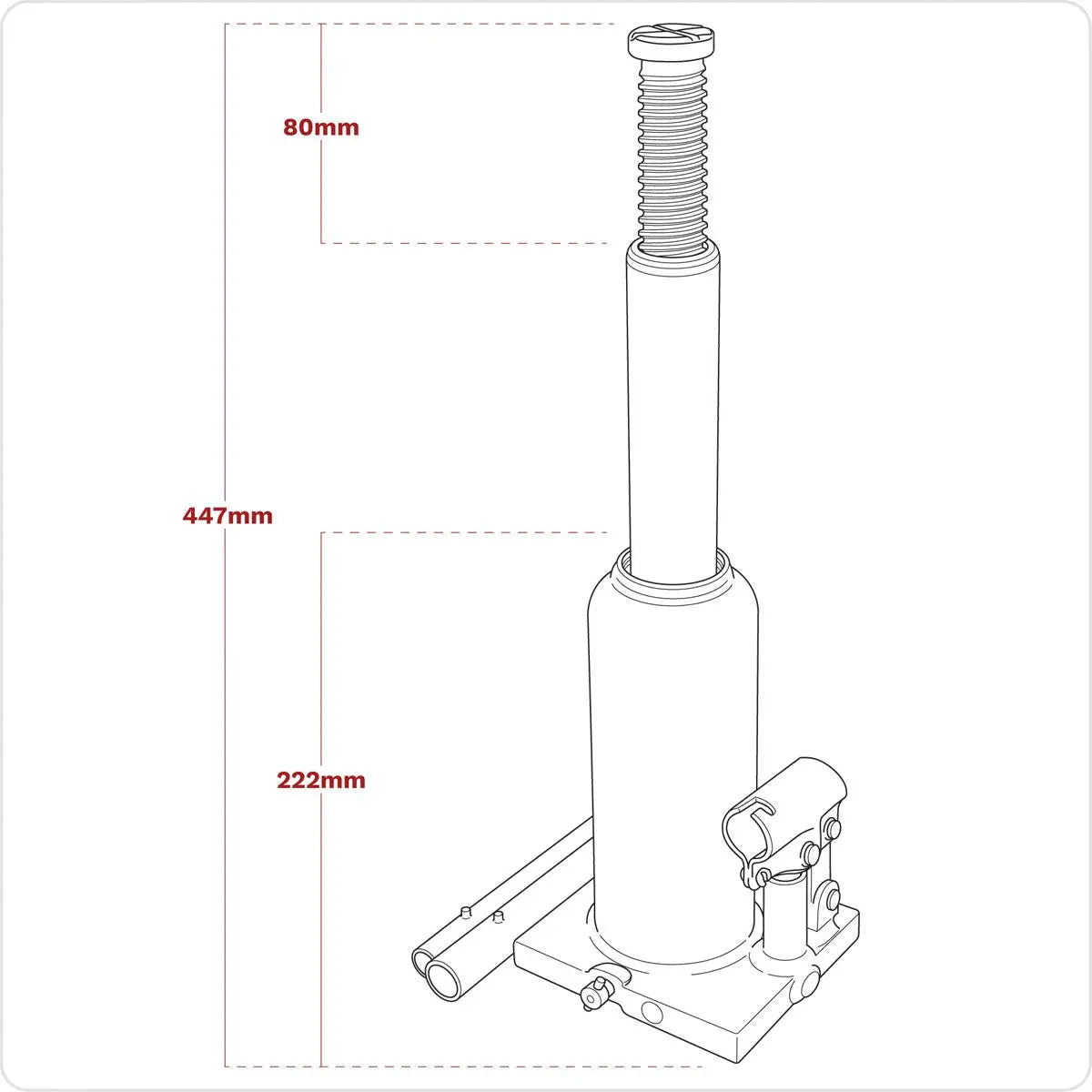 Sealey Viking Bottle Jack 8 Tonne 