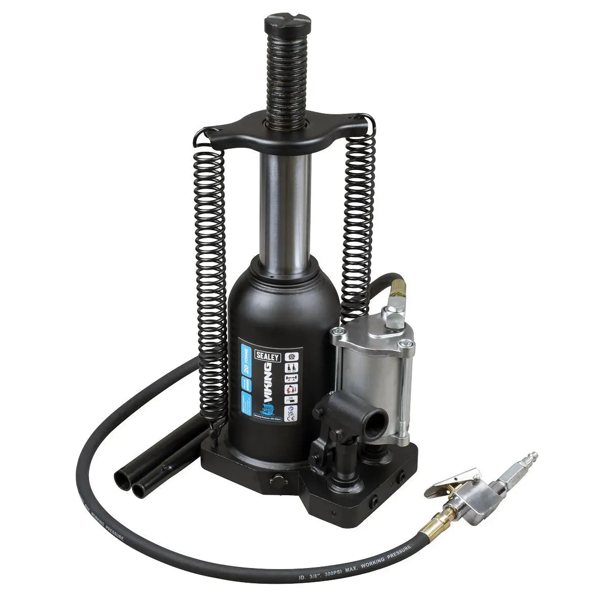 Sealey Viking Manual/Air Hydraulic Bottle Jack 20 Tonne  White Rose Tools