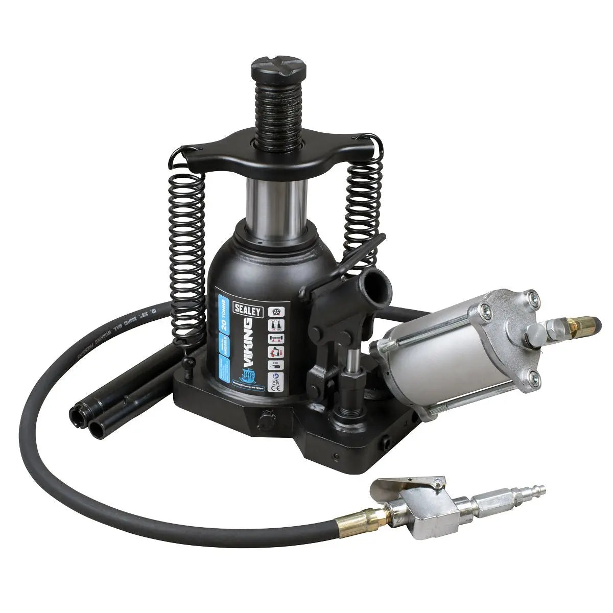 Sealey Viking Manual/Air Hydraulic Bottle Jack 20 Tonne  White Rose Tools