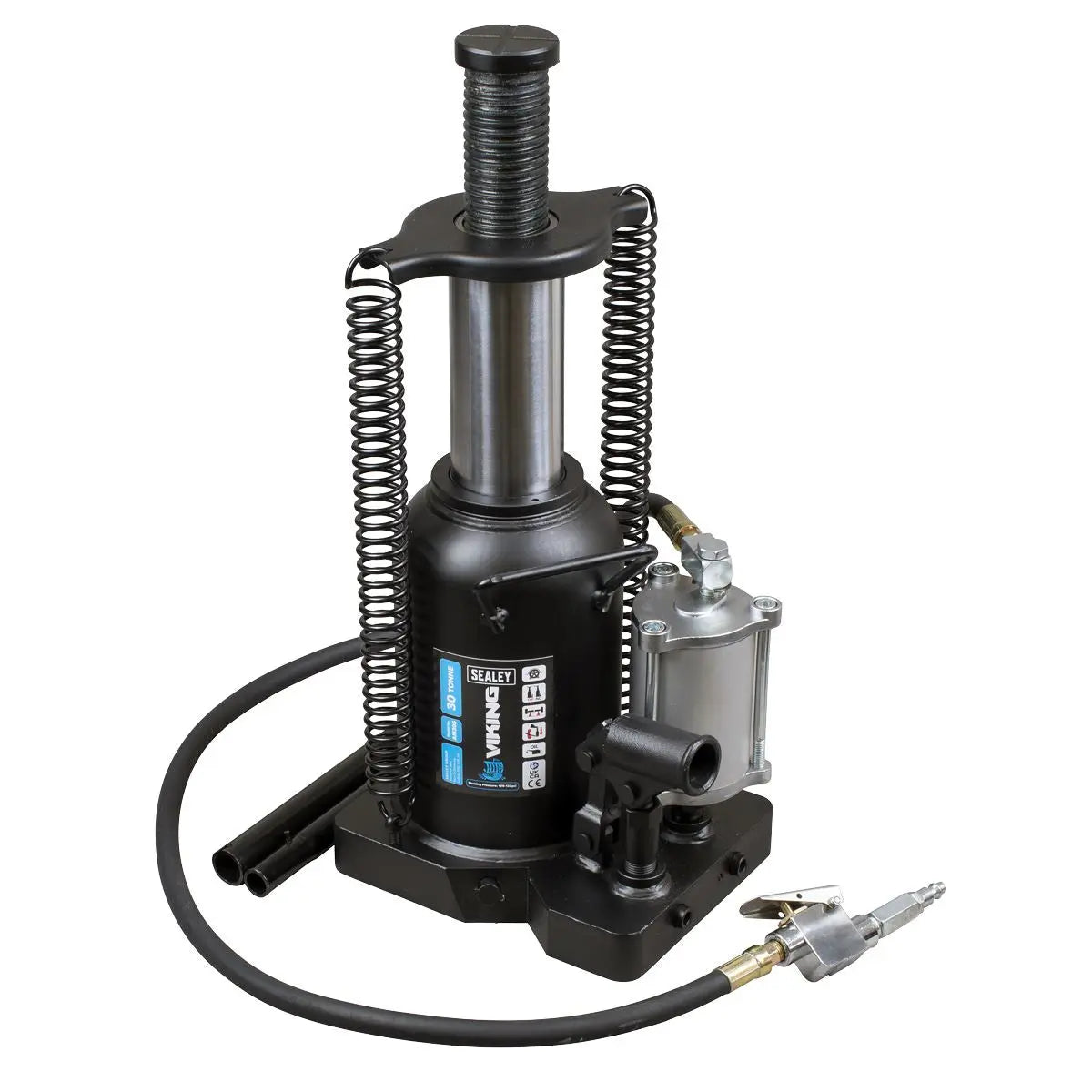 Sealey Viking Manual/Air Hydraulic Bottle Jack 30 Tonne  White Rose Tools