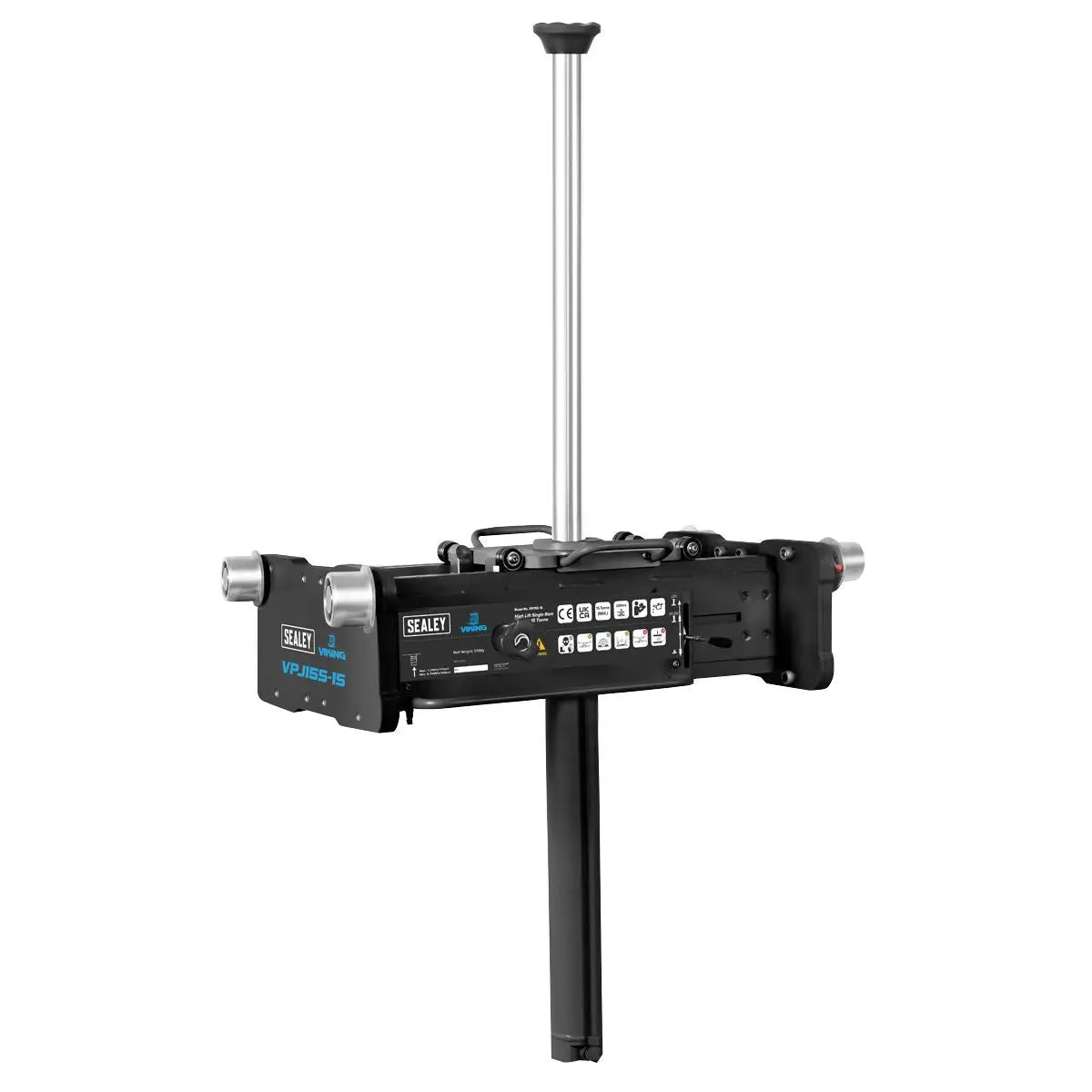 Sealey Viking Pit Jack 15 Tonne Single Ram High Lift  White Rose Tools