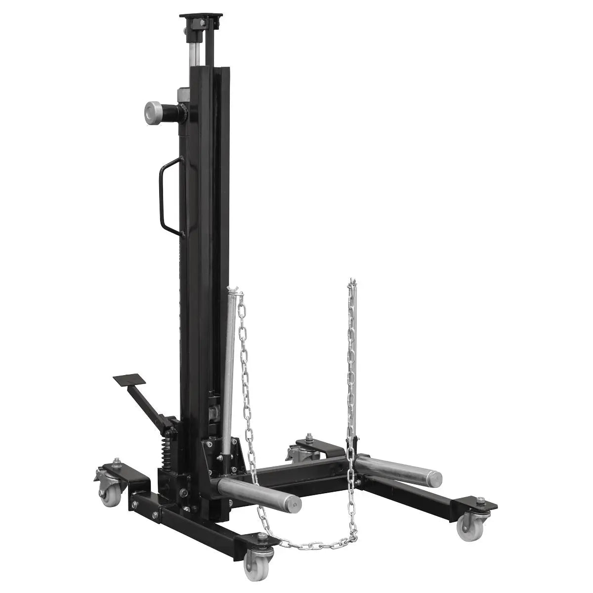 Sealey Viking Quick Lift Wheel Removal/Lifter Trolley 100kg Capacity  White Rose Tools